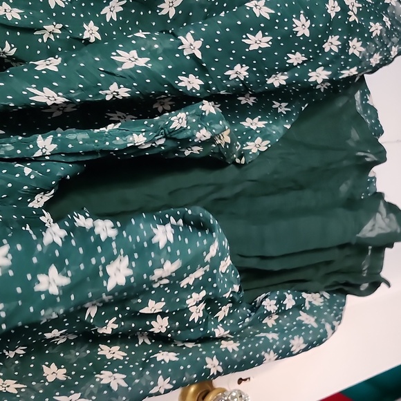 Nostalgia floral crinkle dress vintage from the 90s - Picture 6 of 16